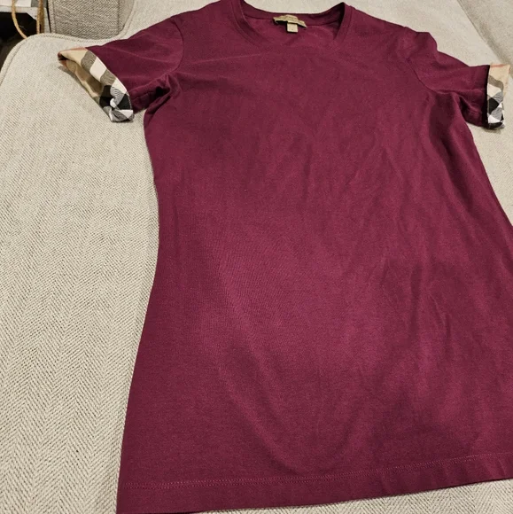 Authentic Burberry short sleeve shirt women's Medium